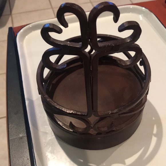 Metal Scrolled Candle Holder - Picture 3 of 10